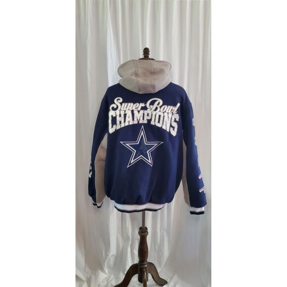 NFL Dallas Cowboys Super Bowl 5 Time Champions Jacket NFL G-lll Football XXL - Picture 2 of 16
